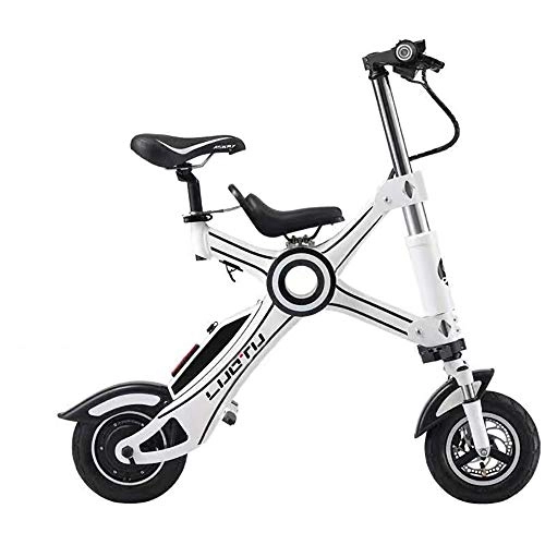 Electric Bike : Ebikes Electric Bike 250W Brushless Motor 7.8AH Lithium Battery, Cruising Range 25-30KM-front And Rear Double Shock Absorbers-safe Load 150KG-vehicle Weight 16KG