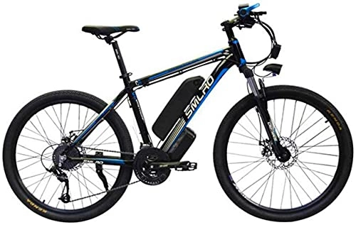 Electric Bike : Ebikes Electric City Bike 26'' E-Bike Removable 48V / 10Ah Lithium-Ion Battery 21-Level Shift Assisted Mountain Bike Dual Disc Brakes Three Working Modes Bicycle for Commuting ZDWN