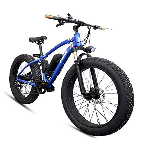 Electric Bike : Electric Bicycle Adult Hybrid Mountain Bike Removable Lithium Ion Battery (36V 250W) 26" Snowmobile Road Bike Motorcycle Scooter with Lighting & Speaker