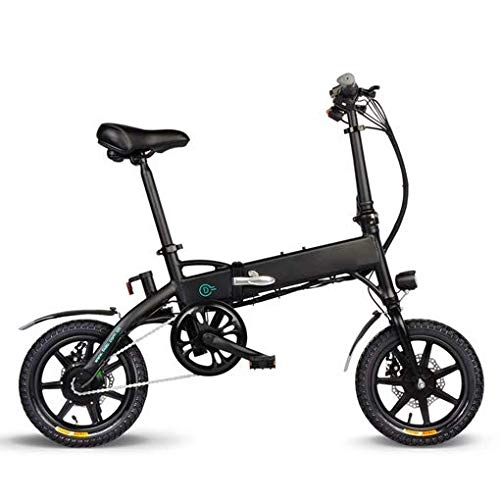 Electric Bike : Electric bicycle Electric Bike, Folding for Adults 250W Motor 36V Urban Commuter Folding E-bike City Bicycle Max Speed 25 km / h Load Capacity 100 kg, Black