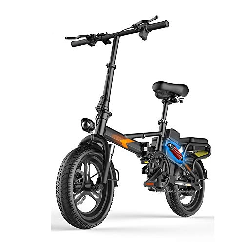 Electric Bike : Electric Bicycle, Foldable And Lightweight 400W / 48V8A Battery, Foldable Electric Bicycle, Very Suitable for Adults, Men, Women, Youth