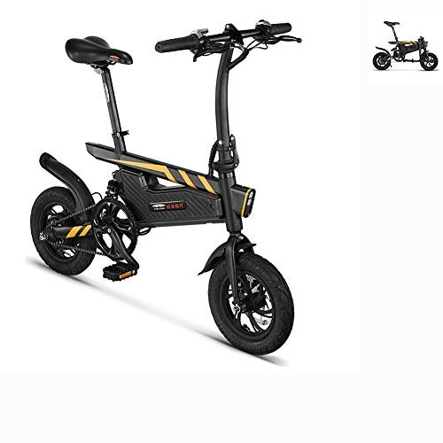 Electric Bike : electric bicycle Folding 15.74 Inch Electric Mountain Bike With Detachable Lithium-ion Battery (36V 250W) Aluminum Frame, Three Working Modes