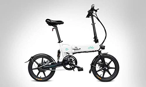 Electric Bike : Electric Bicycle Men Foldable Mountain Bike, Super Light Portable Electric Bicycle Women Ebike with 250 Watt Brushless Motor and 36 V 7.8 Ah Lithium Battery 25 KM / h, Transport for Employees