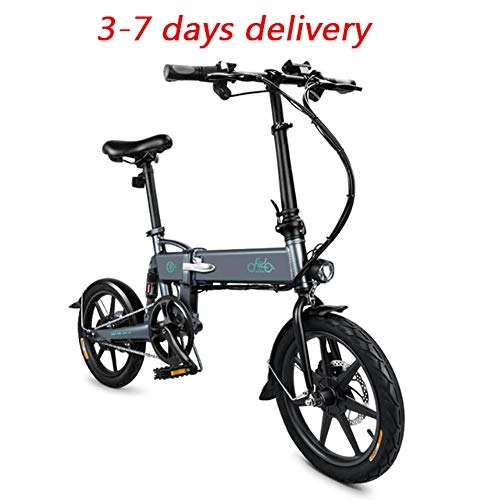 Electric Bike : Electric bicycles, folding electric bicycles for adults 250W 36V, 16-inch tires with LCD display and lightweight, suitable for men, women, urban commuter, fast delivery