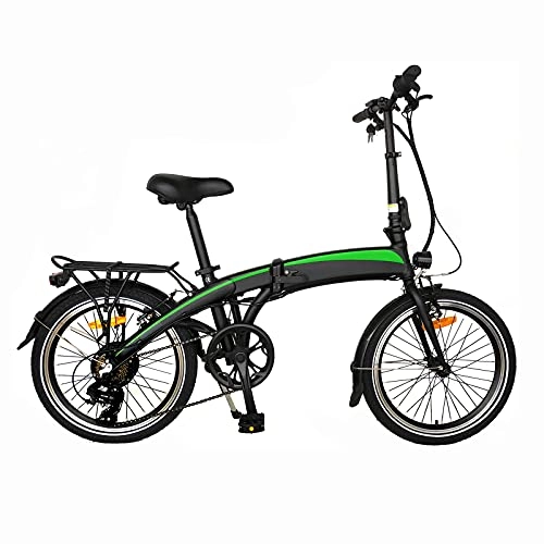 Electric Bike : Electric Bike, 20 Inch Electric Bikes for Adults Mountain Bike with 250W Motor, 36V / 7.5Ah Removable Battery, for Travel and Daily Commuting