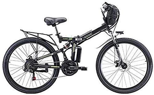 Electric Bike : Electric Bike 24 / 26" 350 / 500W Electric Bicycle Sporting 21 Speed Gear Ebike Brushless Gear Motor with Removable Waterproof Large Capacity 48V Lithium Battery And Battery Charger