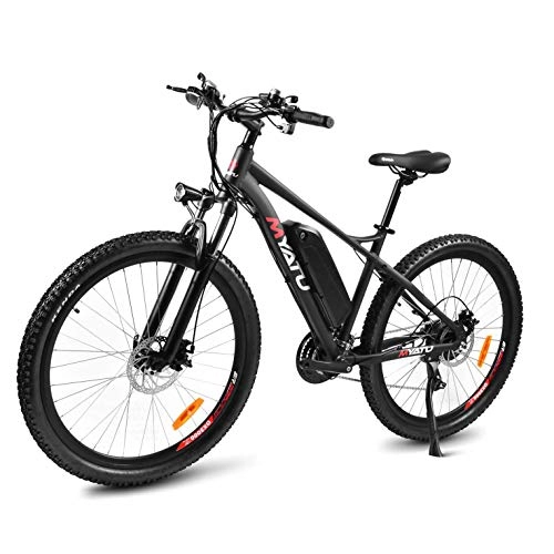 Electric Bike : Electric Bike, 26" Electric Mountain Bicycle, 36V8ah Lithium-Ion Battery, E-Bike with 250W Motor, Adjustable Saddle And Handlebar, 21 Speed Gear, for Adults