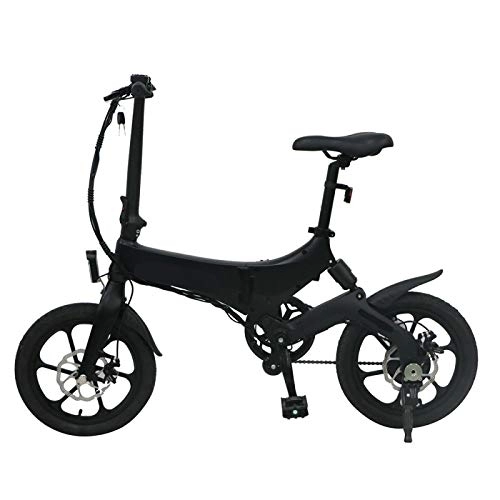 Electric Bike : Electric Bike 36v 16inch, Bike 250w Foldable 3 Speed Electric Bike Booster Bicycle Folding e Bike a Bike Black