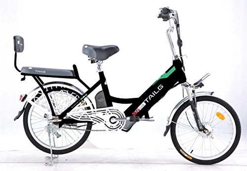 Electric Bike : Electric Bike 48V 8Ah Lithium-ion Built-in Battery Electric Motor Bicycle Ebike 20 (Black)