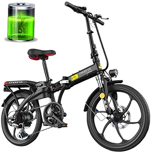 Electric Bike : Electric Bike 48V Folding Electric Bike 250W 20'' Electric Bicycle with Removable 8Ah / 12Ah Lithium-Ion Battery - Seat Handlebar Height Can Be Adjusted