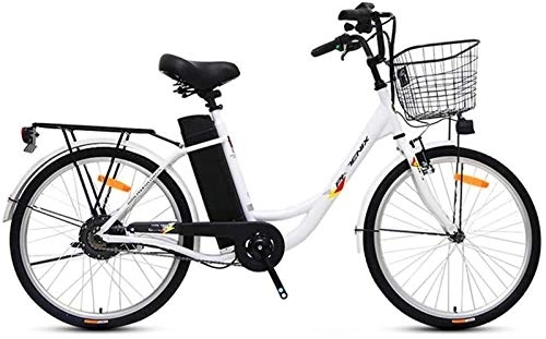 Electric Bike : Electric Bike Adult Commuter Electric Bike, 250W Motor 24 Inch Urban Retro Electric Bike 36V 10.4AH Removable Battery with LED Display