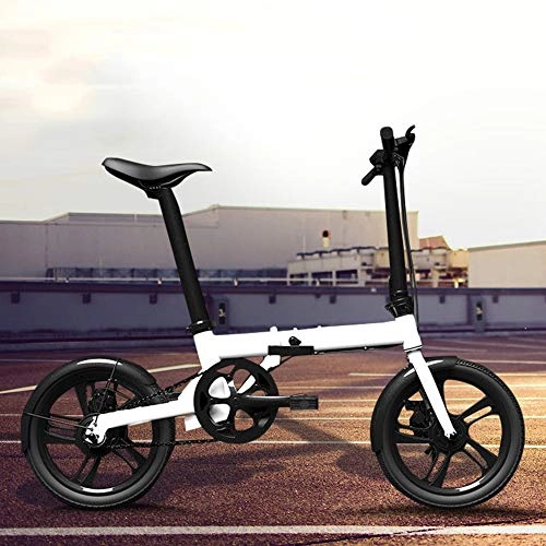 Electric Bike : Electric Bike Aluminum Alloy Folding Bicycle 350W High Power E-Bike with 16" Wheels, 5 Gear Boost LCD Smart Meter, 25KM / H