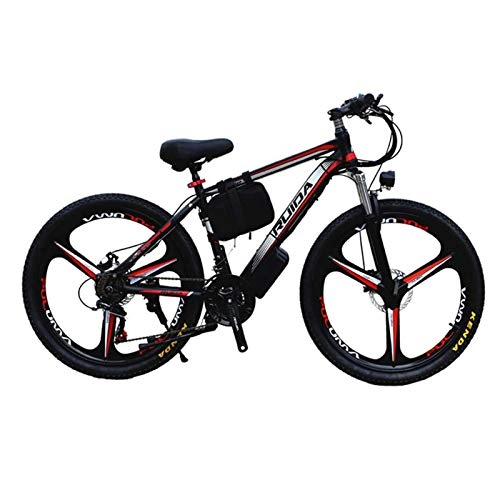 Electric Bike : Electric Bike Beach Snow Bicycle 26" E Bike 300W 36V / 13AH Electric Mountain Bicycle Hybrid Bikes With Removable / Bicycle Light And Horn 7 Speeds Lithium Battery Mens Bike