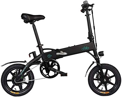 Electric Bike : Electric bike Collapsible e-bikes with 250 W 36 V 14 inches for adults Lithium-ion battery with 7.8 Ah 10.4 AH for cycling outdoors training and commuting (Color : Black)