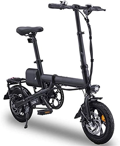 Electric Bike : Electric Bike Electric Mountain Bike 12" Folding Electric Bike Adults, Folding E-Bike Lightweight with 350W / 36V Battery Max Speed 25Km / H for Adults & Teenagers & Commuters Compete, Maximum Load Is 100