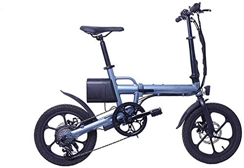 Electric Bike : Electric Bike Electric Mountain Bike 16" Electric Bike, 250W Adult Electric Mountain Bike, 7.8AH Foldable Electric Bicycle 25KM / H with Removablelithium-Ion Battery 36V for the jungle trails, the snow,