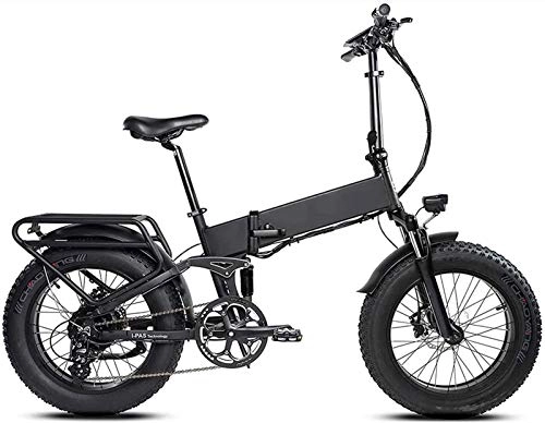 Electric Bike : Electric Bike Electric Mountain Bike 20 Inch 500w Folding Electric Bike Cruise Control 48v 11.6ah Brushless Motor Removable Lithium Battery 8 Speed Kinetic Energy Recovery Bicycle for Adult Cycle Offr