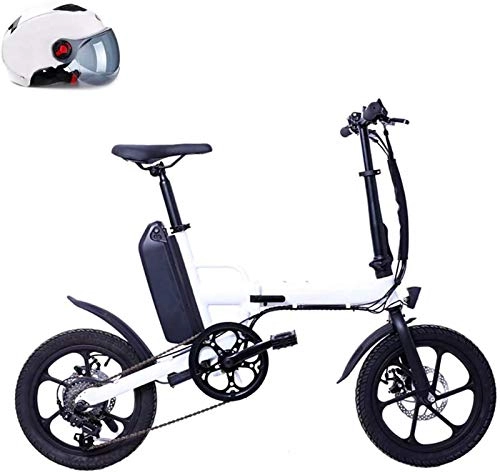 Electric Bike : Electric Bike Electric Mountain Bike 250W Electric Bikes for Adult, 36V 13Ah Aluminum Alloy Ebikes Bicycles All Terrain, 16" Removable Lithium-Ion Battery Mountain Ebike for the jungle trails, the sno
