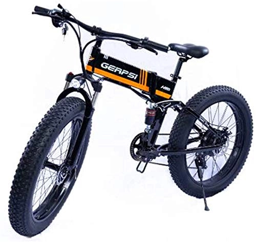 Electric Bike : Electric Bike Electric Mountain Bike 26'' Electric Mountain Bike 36V 350W 10Ah Removable Large Capacity Lithium-Ion Battery Dual Disc Brakes Load Capacity 100 Kg Lithium Battery Beach Cruiser for Adul