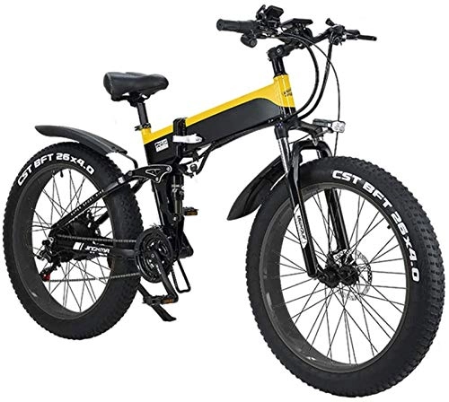 Electric Bike : Electric Bike Electric Mountain Bike 26" Electric Mountain Bike Folding for Adults, 500W Watt Motor 21 / 7 Speeds Shift Electric Bike for City Commuting Outdoor Cycling Travel Work Out for the jungle tr