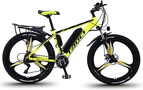 Electric Bike : Electric Bike Electric Mountain Bike 26 in Electric Bikes for Adult 36V 350W Removable Lithium Battery Aluminum Alloy Mountain E-Bike with LCD Liquid Crystal Display and Automatic Power Off Brake Leve