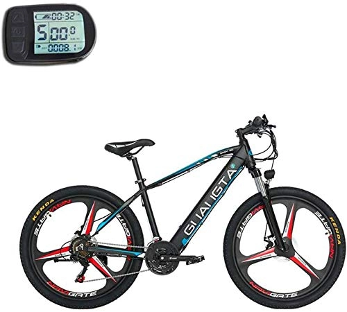 Electric Bike : Electric Bike Electric Mountain Bike 26 Inch Adult Electric Mountain Bike, 48V Lithium Battery, Aluminum Alloy Offroad Electric Bicycle, 21 Speed Magnesium Alloy Wheels for the jungle trails, the snow