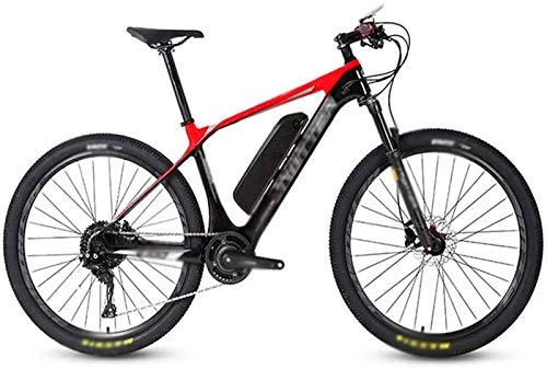 Electric Bike : Electric Bike Electric Mountain Bike 26 inch carbon fiber Electric Bikes, LCD digital display control Mountain Bike 36V13Ah lithium battery Bicycle Outdoor Cycling for the jungle trails, the snow, the