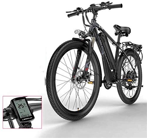 Electric Bike : Electric Bike Electric Mountain Bike 26 inch Electric mountain Bikes, Aluminum alloy frame Variable speed Bike 48V400W Adult Bicycle Sports Outdoor Cycling for the jungle trails, the snow, the beach, t