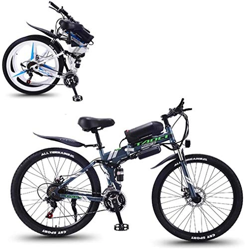 Electric Bike : Electric Bike Electric Mountain Bike 26-Inch The Frame Fat Tire Electric Bicycle, 36V 8AH / 10AH / 13AH Removable Lithium Battery, Adult Auxiliary Bike 350W Motor Mountain Snow E-Bike, High Carbon Steel M