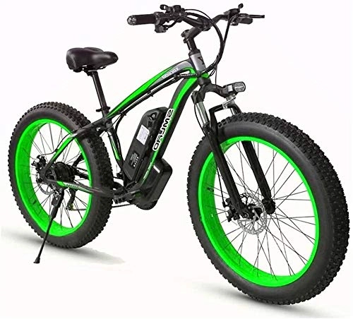 Electric Bike : Electric Bike Electric Mountain Bike 26Inch Fat Tire E-Bike Electric Bicycles for Adults, 500W Aluminum Alloy All Terrain E-Bike Removable 48V / 15Ah Lithium-Ion Battery Mountain Bike for Outdoor Travel