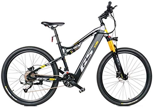 Electric Bike : Electric Bike Electric Mountain Bike 27.5 inch Electric Bikes Air-pressure shock-absorbing fork, 48V / 17.5A Bicycle for Outdoor Cycling Travel Work Out Adult for Mens for the jungle trails, the snow, th