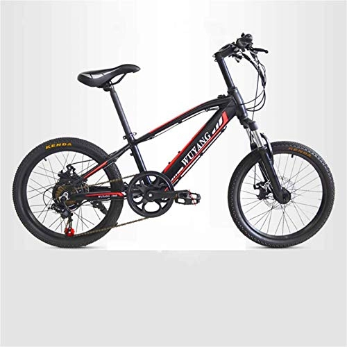 Electric Bike : Electric Bike Electric Mountain Bike 7 Speed Electric Mountain Bike, 36V 6AH Lithium Battery, 240W Beach Snow Bikes, Aluminum Alloy Teenage Student Bicycle, 20 Inch Wheels for the jungle trails, the s