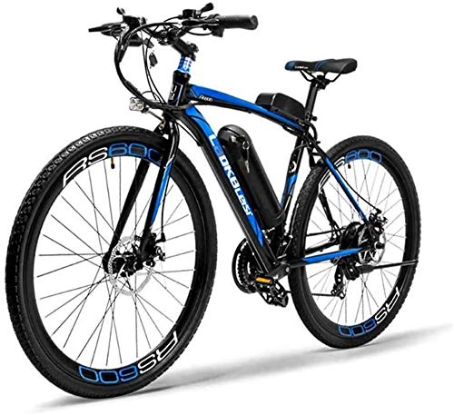 Electric Bike : Electric Bike Electric Mountain Bike Adult 26 Inch Electric Mountain Bike, 300W36V Removable Lithium Battery Electric Bicycle, 21 Speed, With LCD Display Instrument for the jungle trails, the snow, th