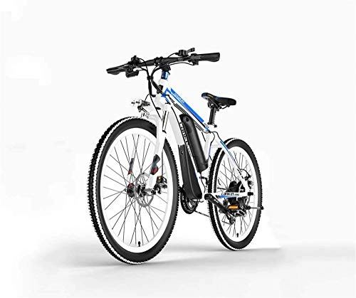 Electric Bike : Electric Bike Electric Mountain Bike Adult 26 Inch Electric Mountain Bike, 36V-48V Lithium Battery Aluminum Alloy Electric Assisted Bicycle for the jungle trails, the snow, the beach, the hi