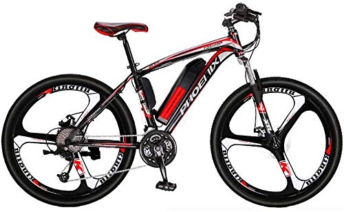 Electric Bike : Electric Bike Electric Mountain Bike Adult 26 Inch Electric Mountain Bike, 36V Lithium Battery / 27 speed High-Strength High-Carbon Steel Frame Offroad Electric Bicycle for the jungle trails, the snow,