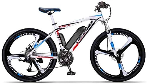 Electric Bike : Electric Bike Electric Mountain Bike Adult 26 Inch Electric Mountain Bike, 36V Lithium Battery, Aluminum Alloy Frame Offroad Electric Bicycle, 27 Speed for the jungle trails, the snow, the beach, the