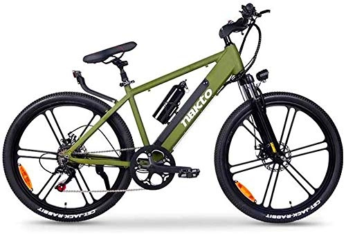 Electric Bike : Electric Bike Electric Mountain Bike Adult 26 Inch The New Upgrade Electric Mountain Bikes, Aluminum Alloy Electric Bicycle, 48V Lithium Battery / LCD Display / 6 Gears Electric Power Assist for the jungl