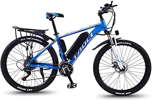Electric Bike : Electric Bike Electric Mountain Bike Adult Electric Bicycles, All-Terrain Magnesium Alloy Bicycles, 26" 36V 350W 13Ah Portable Lithium Ion Battery Adult Male and Female Mountain Bikes Lithium Battery