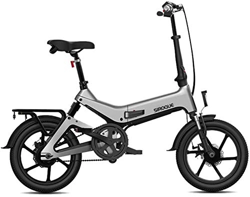 Electric Bike : Electric Bike Electric Mountain Bike Adult Electric Bike Moped Bike 16 Inch Tires 250W Motor 25km / h Foldable E-Bike 7.8AH Battery 3 Riding Modes for the jungle trails, the snow, the beach, the hi