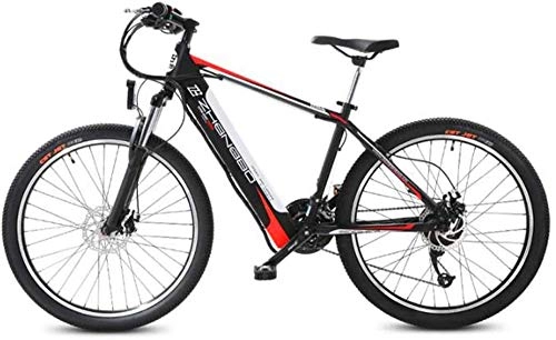 Electric Bike : Electric Bike Electric Mountain Bike Adult Electric Mountain Bike, 48V 10AH Lithium Battery, 400W Teenage Student Electric Bikes, 27 speed Off-Road Electric Bicycle, 26 Inch Wheels for the jungle trai