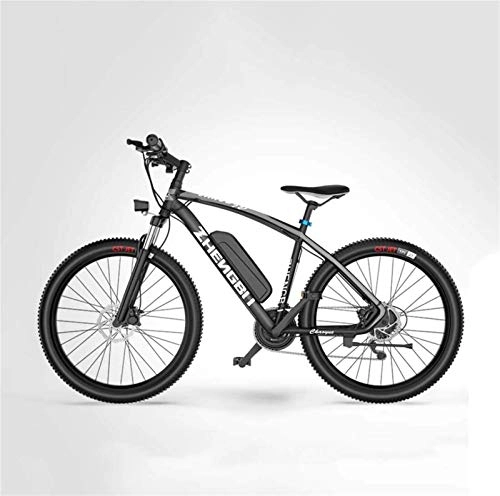 Electric Bike : Electric Bike Electric Mountain Bike Adult Electric Mountain Bike, 48V Lithium Battery, Aviation High-Strength Aluminum Alloy Offroad Electric Bicycle, 27 Speed 26 Inch Wheels for the jungle trails, t