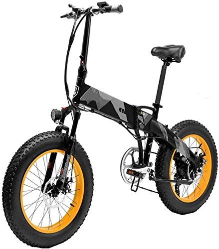 Electric Bike : Electric Bike Electric Mountain Bike Adult Foldable Electric Bike Pedal Assisted Electric Bicycle 20 Inch Bicycle with 1000w Motor 13ah Lg Lithium Battery for Commuters in Off-road Cities Lithium Batt