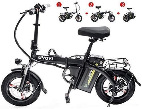 Electric Bike : Electric Bike Electric Mountain Bike Adult Folding Electric Bikes Comfort Bicycles Hybrid Recumbent / Road Bikes Urban Commuter Folding E-Bike, Lightweight Electric Bike, Unisex Bicycle for the jungle t