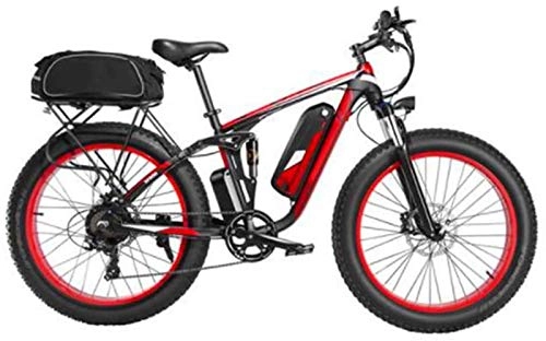 Electric Bike : Electric Bike Electric Mountain Bike Aluminum alloy Electric Bikes, 26inch Tires Double Disc Brake Adult Bicycle LCD display shock-absorbing front fork Bike All terrain Outdoor for the jungle trails,