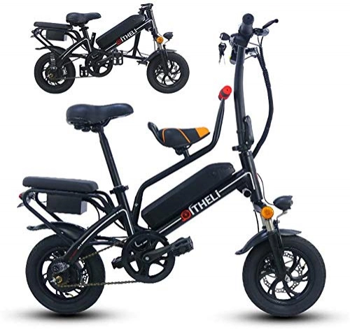 Electric Bike : Electric Bike Electric Mountain Bike Electric Bicycle E-Bikes Folding Lightweight 350W 48V Can Switch Three Sport Modes During Riding, Bike for Adults Max Speed Is 25KM / H for Teens Men Women for the j