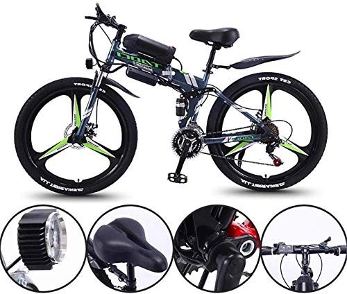 Electric Bike : Electric Bike Electric Mountain Bike Electric Bicycles for Adults 350W E-Bike 26" Aluminum Electric Bicycle for Adults with Removable 36V 13 AH Lithium-Ion Battery 21 Speed Gears Commute Ebike for the