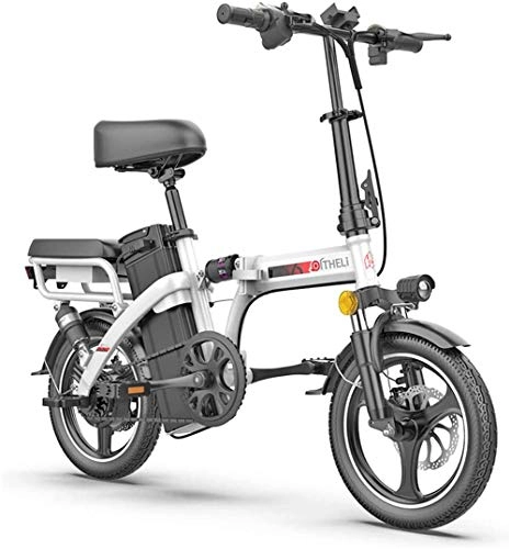 Electric Bike : Electric Bike Electric Mountain Bike Electric Bike Foldable E-Bike Folding Lightweight 350W 48V, Aluminum Alloy Frame, LCD Screen, Three Riding Mode, Disc Brake for Adults City Commuting for the jungl