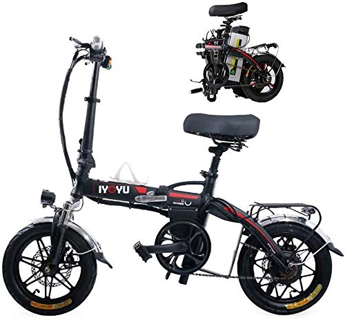 Electric Bike : Electric Bike Electric Mountain Bike Electric Bikes 48V 20Ah Folding E-Bike High-Speed Motor for Adults Can Switch Three Sport Modes During Riding 14'' Super Lightweight Max Speed 30Km / H for the jungl