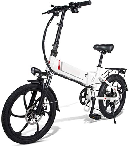 Electric Bike : Electric Bike Electric Mountain Bike Electric Bikes for Adult Magnesium Alloy Folding Electric Bicycles All Terrain 48v 10.4 Ah 350w and 25 Km / h Removable Lithium-ion Battery Mountain Ebike for Mens, B