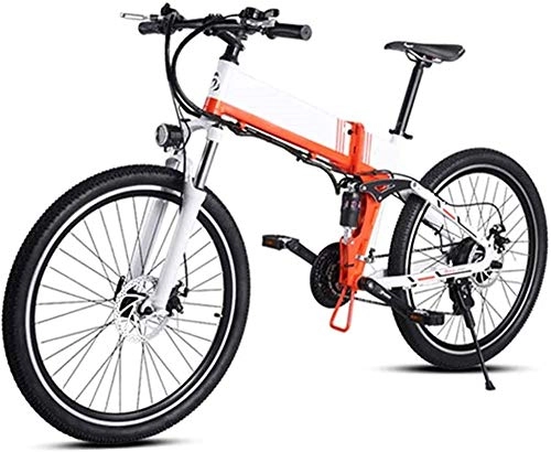 Electric Bike : Electric Bike Electric Mountain Bike Electric Mountain Bike 48v and 500w Assist Electric Bicycle Beach Snow Bike for Adults Aluminum Electric Scooter 8 Speed Gear E-bike with Removable 48v 10.4a Lithi